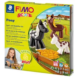 STAEDTLER Modelliermasse FIMO® kids Pony mehrfarbig