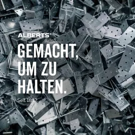 GAH Alberts Zaunpfosten 71-161 mm x 150-190 mm Silber/Stahl