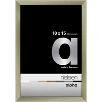 Nielsen Design Alpha Brushed Edelstahl 10,0 x 15,0cm