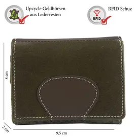 Sunsa Geldbörse Damen Portemonnaie braun