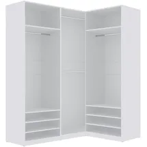 marmex möbel Kleiderschrank TRES 260 x 206 x 51 cm Weiß