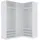 marmex möbel Kleiderschrank TRES 260 x 206 x 51 cm Weiß
