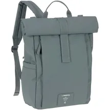 Lässig Rolltop Wickelrucksack Grau