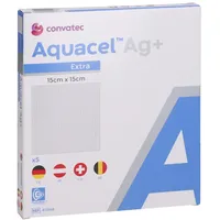 Convatec (Germany) GmbH AQUACEL Ag+ Extra 15x15 cm Kompressen