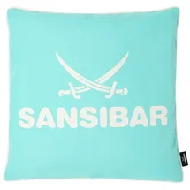 Sansibar Sylt Dekokissen 45 x 45 cm Blau