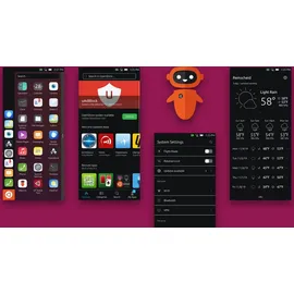 Volla 	Phone X23 6 GB RAM 128 GB Ubuntu Touch Schwarz 