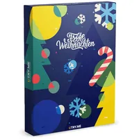 Utry.me XXL Adventskalender 2024 über 100 € Warenwert, 24 Essen und Lifestyle Produkte, limitierter Weihnachtskalender für Männer und Frauen, abwechslungsreicher Produktmix & Markenvielfalt