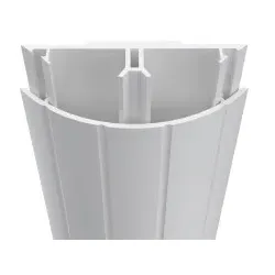 GGK 16649 GGK TV-Kabelabdeckung ABK 12x50-9010, PVC, selbstklebend, 2 Kammern, alpinweiß ABK 12x50-TV ABK12x50TV