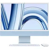 Apple iMac 2023 24.0 Retina M3 8-Core CPU 10-Core GPU 16GB RAM 1TB SSD Mouse + Keyboard mit TouchID – BTO MQRR3D/A blau