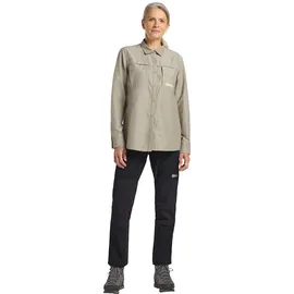 Jack Wolfskin Barrier Langarmhemd - Stone - XL