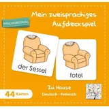 Schulbuchverlag Anadolu Mein zweisprachiges Aufdeckspiel Zu Hause Deutsch - Polnisch
