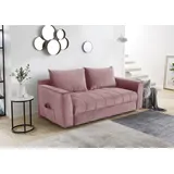 Jockenhöfer Gruppe »Rick, Gästebett, Schlaf-Liege, Liegefläche 200/86cm«, Platzsparendes Sofa mit Gästebettfunktion, Federkernpolsterung, rosa