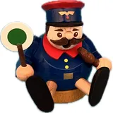 Richard Glässer GmbH Seiffen Richard Glaesser Minikugelrauchmann Eisenbahner aus Seiffen im Erzgebirge, 26724