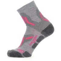 UYN Trekking 2in Merino Socken - Light Grey / Pink - EU 41-42