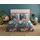 Muller Textil Monti Blumen Blau 155 x 220 cm + 2 x 80 x 80 cm