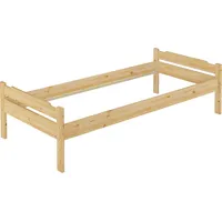 Erst-Holz Erst-Holz® Einzelbett Bettrahmen Kiefer natur 80x200 Massivholzbett 60.31-08