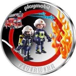 Silberkollektion "50 Jahre Playmobil" - Start: "Feuerwehr" & "Pflege"