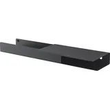 Muuto Folded Shelves Platform Wandregal 62 x 5,4 cm Schwarz