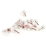 Zeller Pinnnadeln transparent, 25 St.