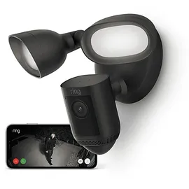 Ring Floodlight Cam Wired Pro Schwarz