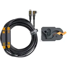 Tether Tools TetherGuard LeverLock & Cable Kit, USB-C an USB-C rechtsgewinkelt 9,4 Meter Schwarz