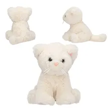 DEPESCHE TOPModel Plüsch Katze weiß 16 cm