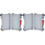 Bosch 1x Leere Pick and Click Aufbewahrungsbox (197 x 110,5 mm, Professional Zubehör Schraubendreher, Bohrschrauber) (Packung mit 2)