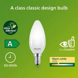 Philips LED-Birne 2,3W E14 2700K 485 lm