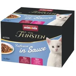 animonda Vom Feinsten Kitten Raffinesse in Sauce Mixpack 24x85 g