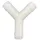 NORMAPLAST Schlauchverbinder 6 mm weiß
