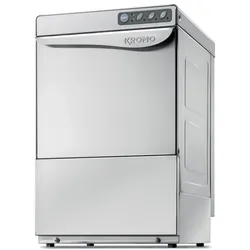Professionelle Gläserspülmaschine KROMO AQUA 37 aus Edelstahl. Geschirrspülmaschine für Bar-, Restaurant- und Großküchen.