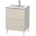 Duravit L-Cube 62x48,1cm, Tau matt, 2 Auszüge, stehend
