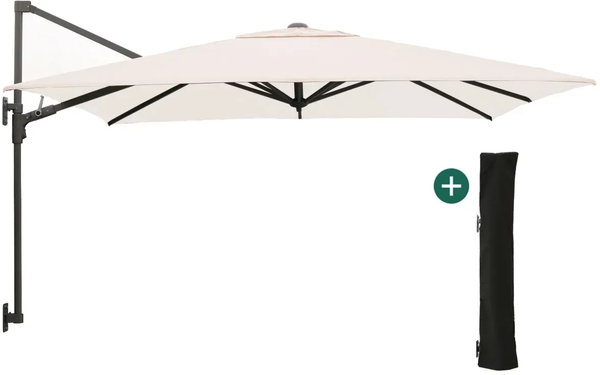+ 10 % Kassenrabatt | Shadowline Wandsonnenschirm 250x250 cm