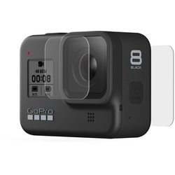 GoPro Kamerazubehör-Set Temp. Glass Lens + Screen Prot. (H8 BLK) schwarz
