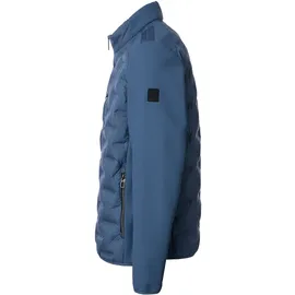 CasaModa Materialmixjacke blau 5XL
