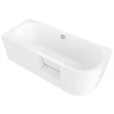 HAK Badewanne PORTAS Links Badewanne mit Tür, 180x75x60cm, Weiß weiß