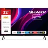 Sharp 32HE2245E 32 Zoll HD Ready LED Fernseher TiVo Smart TV HDR10 Triple Tuner HDMI ARC Frameless - Schwarz