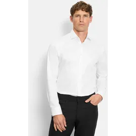 Olymp Businesshemd "OLYMP No. Six, super slim, Royal Kent", Herren, Gr. 38, Normaler Arm, weiß, 97% Baumwolle, 3% Elastolefin, Hemden