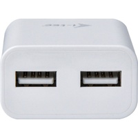 iTEC i-tec USB Power Charger 2 Port 2.4A weiß (CHARGER2A4W)