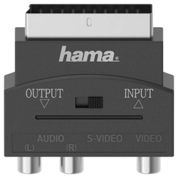 Hama Video-Adapter, S-VHS-Kupplung/3 Cinch-Kupplungen Audio- & Video-Kabel