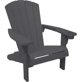 KETER Alpine Adirondack Gartenstuhl 93 x 81 x 96,5 cm grau