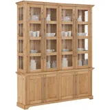 Home Affaire Vitrine »Meliss«, aus massiver Kiefer, FSC® Breite 171 cm beige