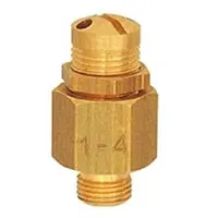 Riegler Mini-Abblasventil, Messing, G 1/4, Ansprechdruck 6,0 - 12,0