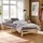 Homestyle4u Holzbett 100 x 200 cm Braun