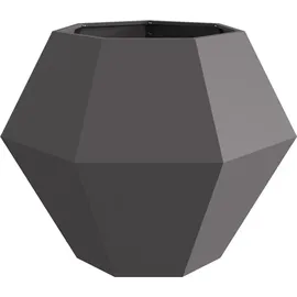 vidaXL Pflanzkübel 100 x 100 x 80 cm Schwarz
