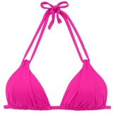 s.Oliver Triangel-Bikini-Top »Spain«, mit Raffung und Doppelträger, pink Gr.34 Cup C/D,