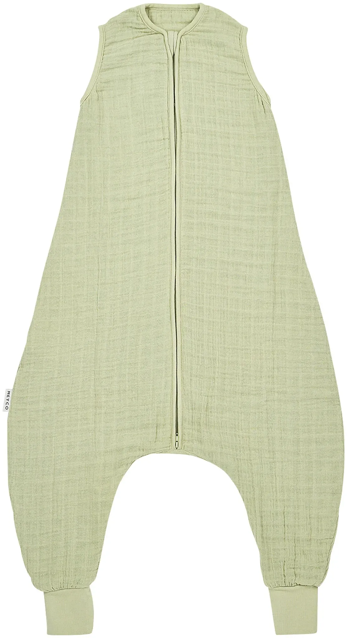 Meyco Baby Sommer-Sleepoverall Mull 0.5 TOG, oliv, 104