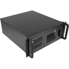 Unykach UK4229 EVO, ATX Rack-Gehäuse 19 Zoll 4U USB 3.0 Schwarz ohne Netzteil