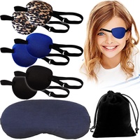 BDSHUNBF 8 Stück Augenklappe, Verstellbare Augenklappen, 3D Elastische Verstellbare Augenmaske, Täglicher Gebrauch, Faule Augenklappen für Linke Oder Rechte für Erwachsene und Kinder