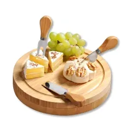KESPER Käseschneidebrett mit Besteck, Bambus, FSC